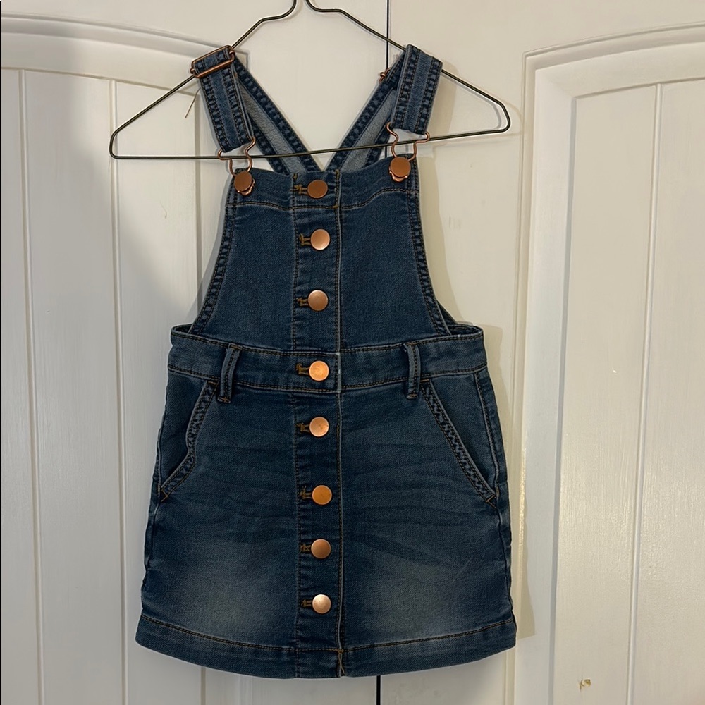 Crewcuts Blue‎ Denim Overalls with Adjustable Straps